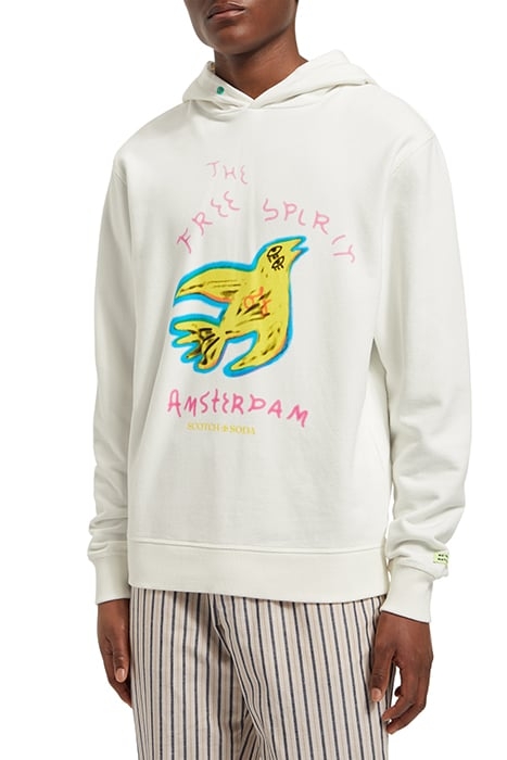 FREE SPIRIT ARTWORK HOODIE SWAN 1