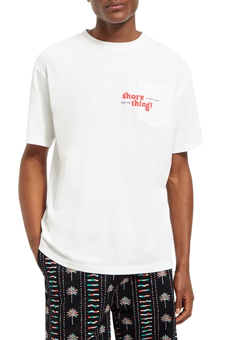 ARTWORK POCKET T-SHIRT WHITE 1