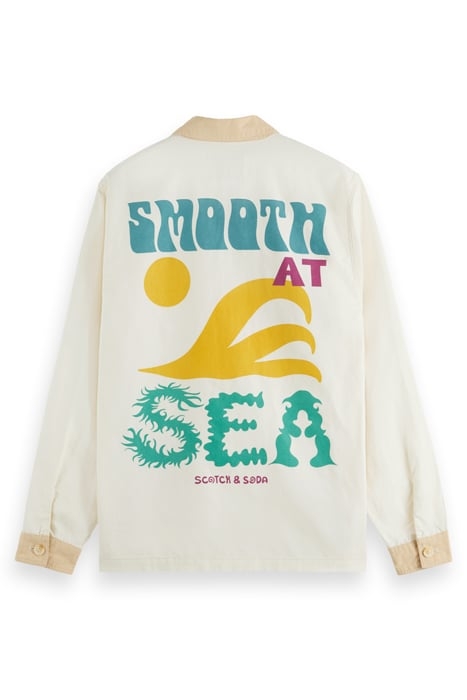 COLOURBLOCK COTTON-LINEN WORK SWAN 2