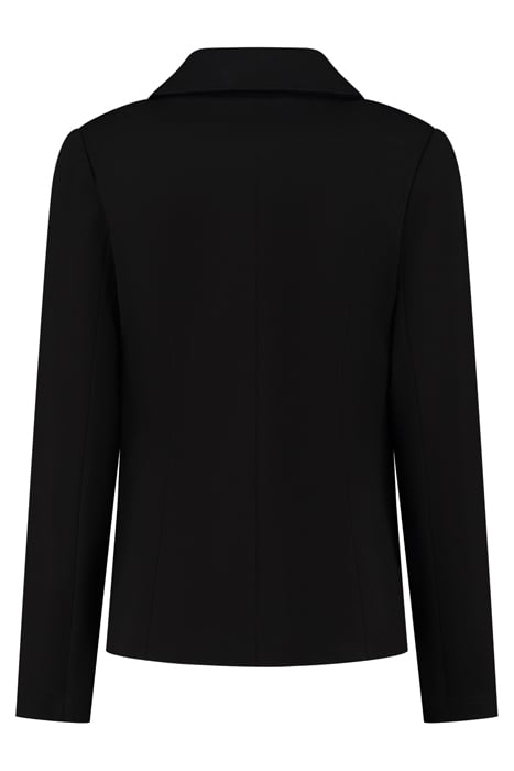 PINTUCK PUNTA BLAZER BLACK 2