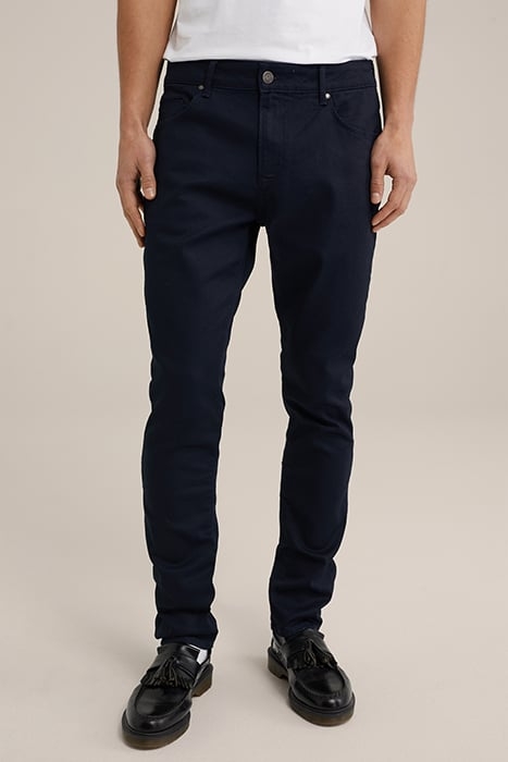 5-POCKET MID WAIST NAVY BLUE 1