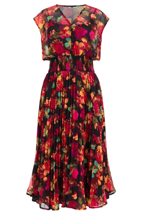 DRESS MID LENGTH MULTI-COLOURED 3