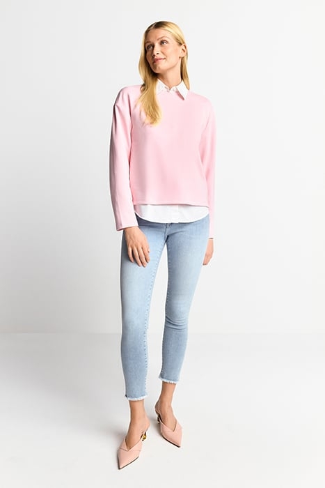 T PEACHED CREW ROSE SHADOW 2