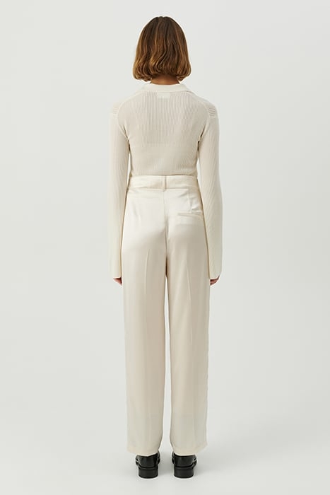 ULA EMBROIDED PANTS OFF WHITE 6