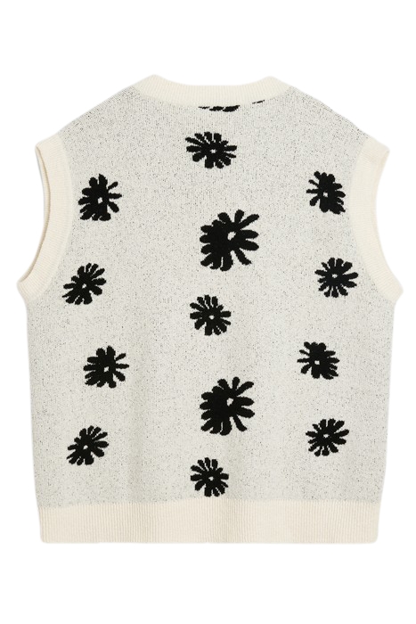 KIERAN VEST OFF WHITE MULTI 2