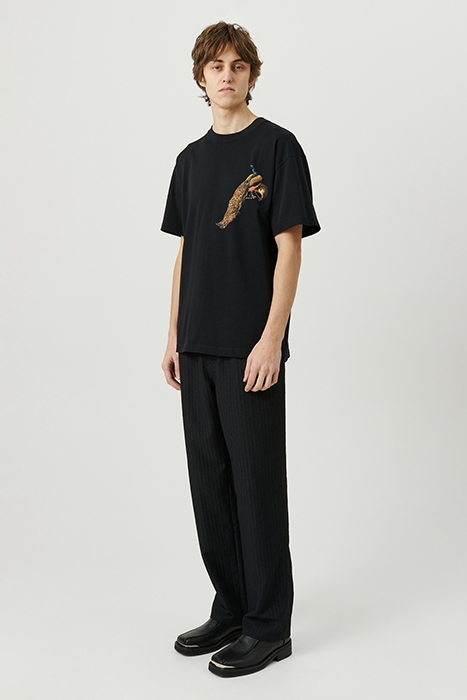 KAI PEACOCK T-SHIRT BLACK 1