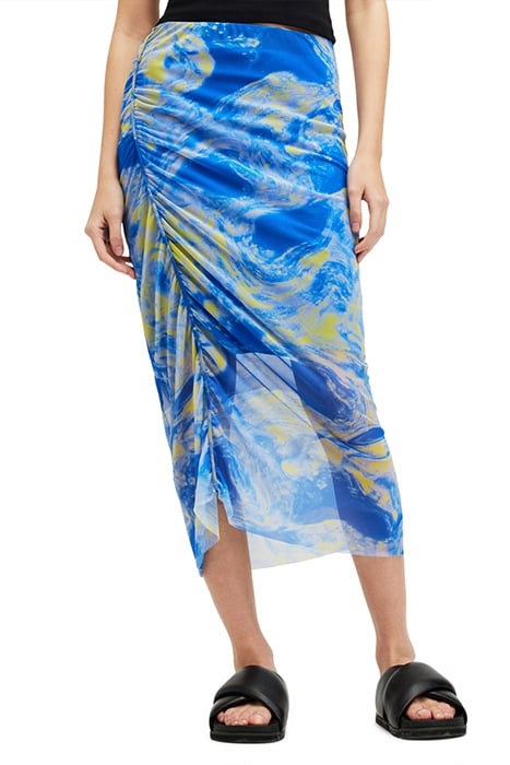 NORA INSPIRAL SKIRT ELECTRIC BLUE 1