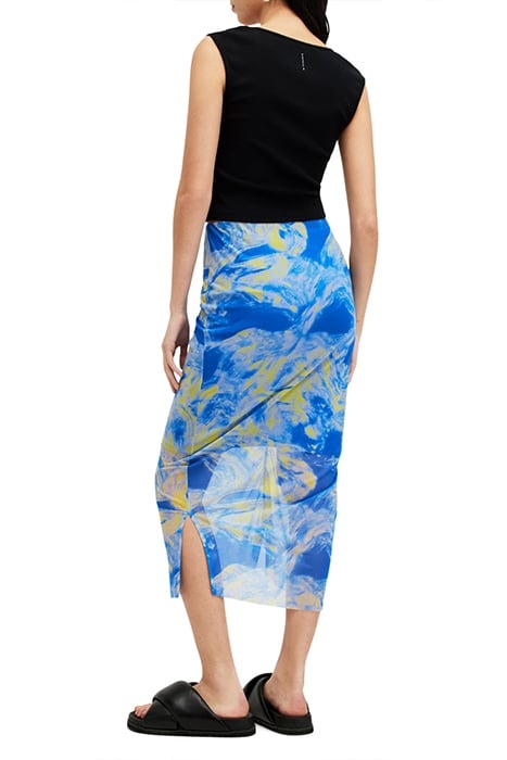 NORA INSPIRAL SKIRT ELECTRIC BLUE 3