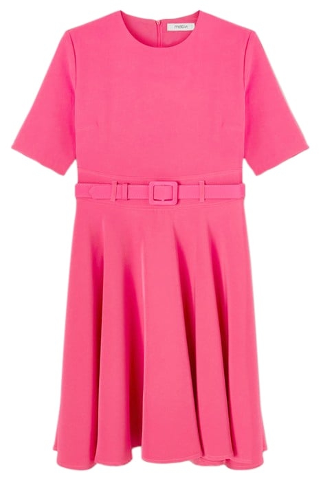 SHORT DRESS WITH BELT 4