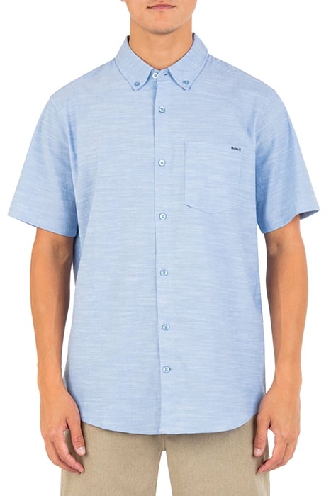 O&O STRETCH SHORT SLEEVE BLUE OXFORD 2 1