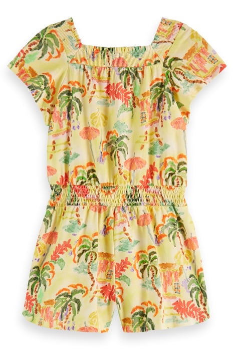 ALL-OVER PRINTED JERSEY PULL-ON ALL-IN-ONE SUNSHINE SURF 2