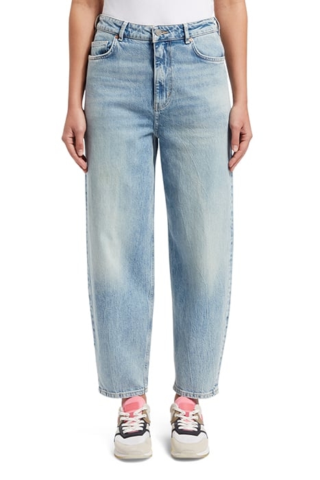 THE TIDE HIGH RISE BALLOON FIT JEANS — UNDERWATER 1
