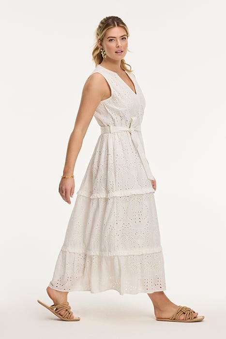 JULIA DRESS OPEN PALM EMBRO PALM BRODERIE OFF WHITE 7