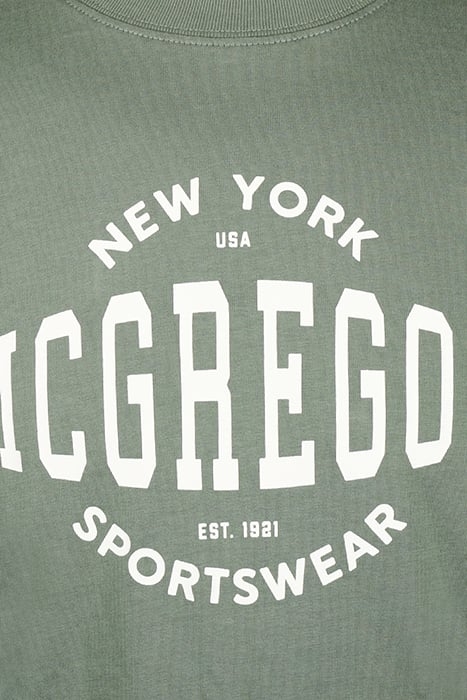 LONG SLEEVE GRAPHIC T-SHIRT DARK SAGE 3