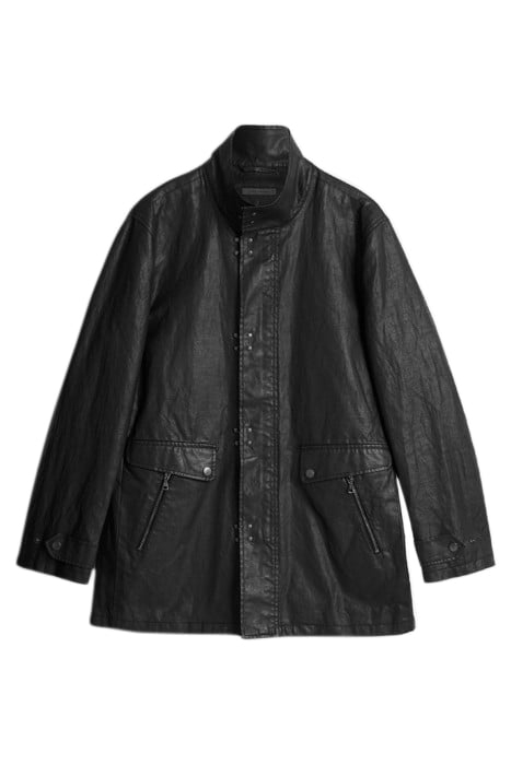 ZIP AND H B CLOSURE OUTERWEAR WITH MULT BLACK 2