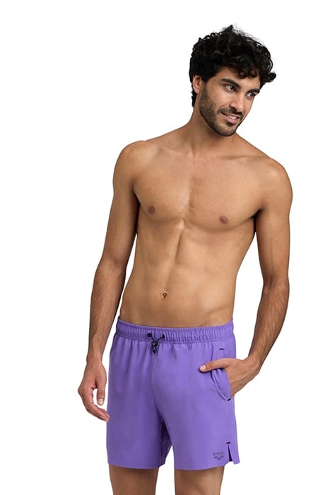 MEN'S ARENA EVO BEACH SHORT SOLID DARK LAVANDA 1