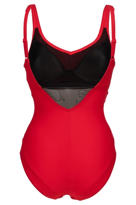 WOMEN'S BODYLIFT SWIMSUIT MANUELA U BACK RED 5