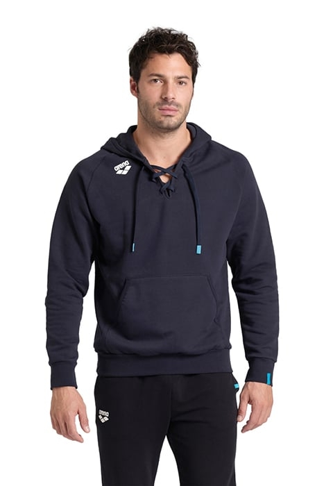 TEAM HOODED SWEAT LACED NAVY-LACE 2