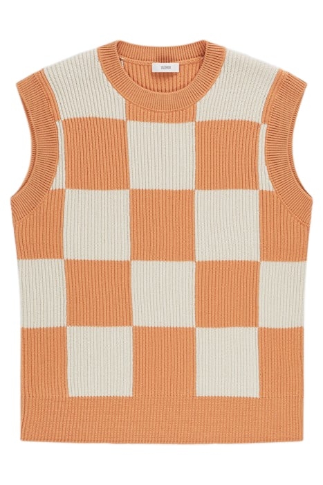 VEST TOP CORNELIAN BROWN 4