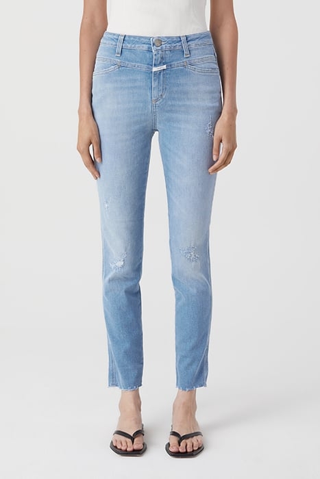 SKINNY PUSHER JEANS MID BLUE 1