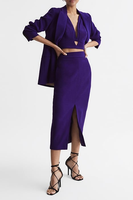 MAISIE-CROP TANK TOP CAMI PURPLE 4