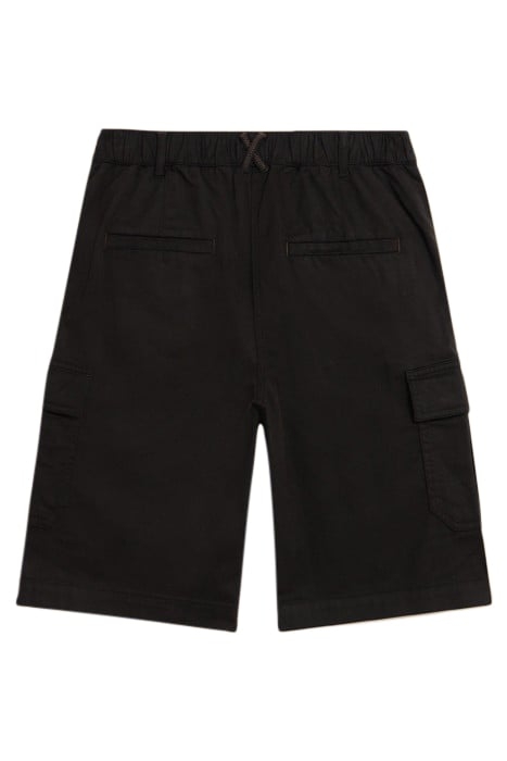EVERLEIGH CARGO SHORTS PURE BLACK 2