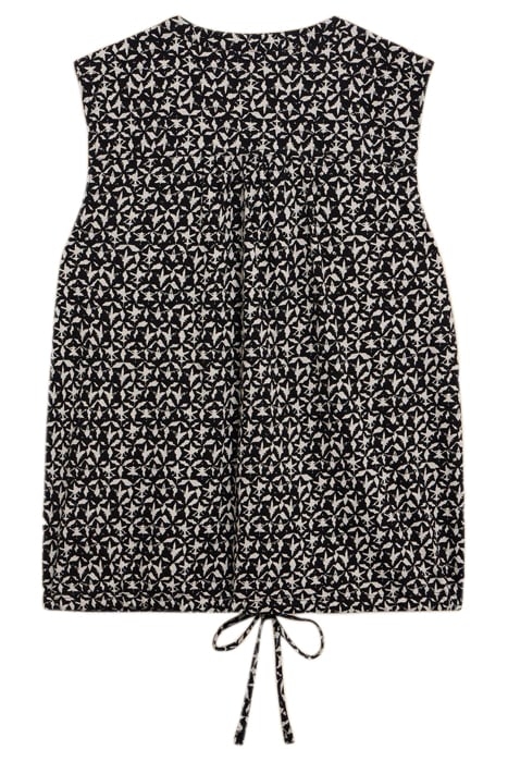 TULIP JERSEY SLEEVELE SHIRT BLACK PRINTED 3