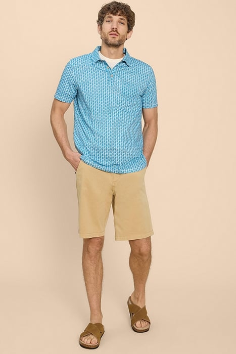 PINEAPPLE PRINTED POLO WHITE PRINTED 1