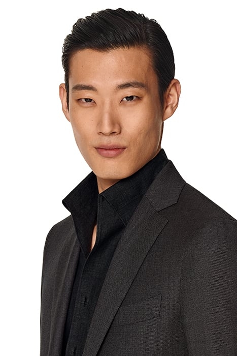 DARK GREY BIRD'S EYE TAILORED FIT SIENNA SUIT JACKET 7