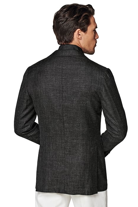 DARK GREY TAILORED FIT LAZIO BLAZER 2