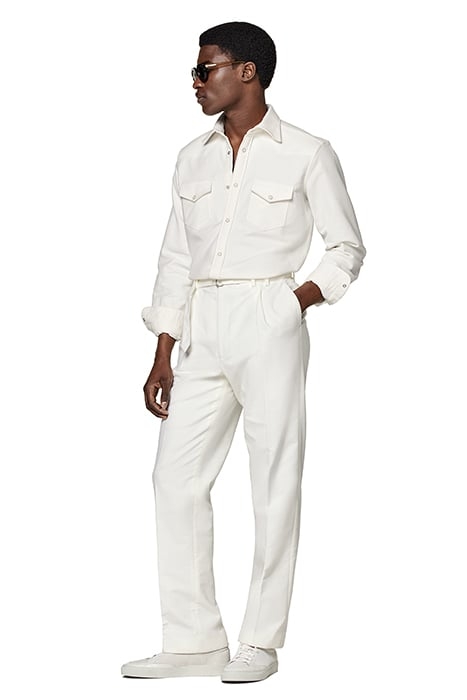 OFF-WHITE WIDE LEG TAPERED TROUSERS 3