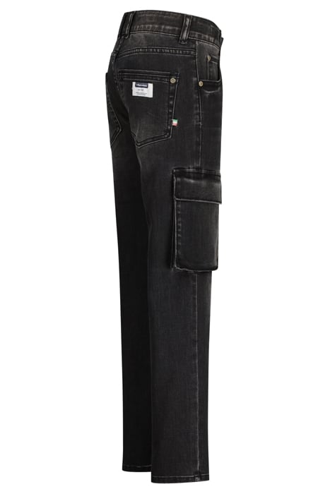PAOLO CARGO BLACK DENIM 3
