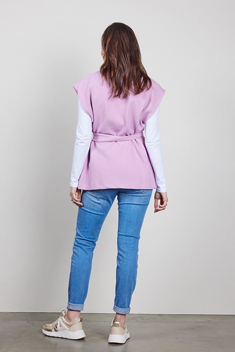 SLEEVELESS VEST DIAM MAUVE MIST 2