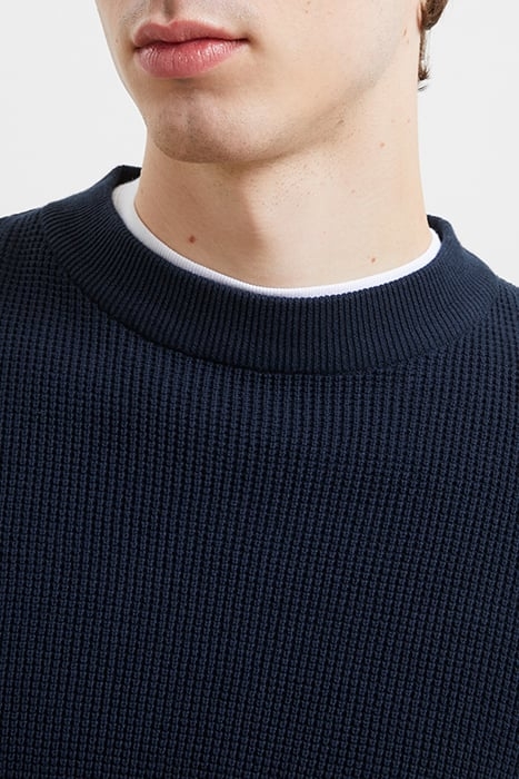 CREW WAFFLE 2 BLUE 4