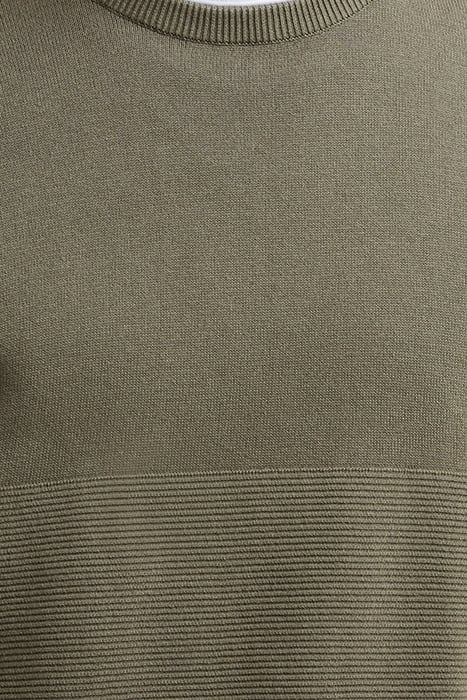 ENGINEERED OTTOMAN JUMPER GREEN 5