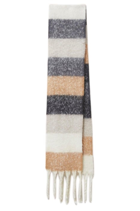 SHELLY SKINNY BRUSHED SCARF GREY 2