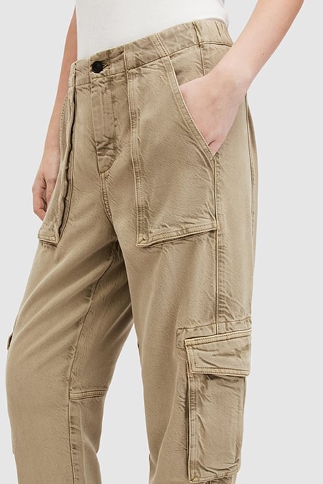 FRIEDA TENCEL TROUSE WASHED OLIVE GREEN 7