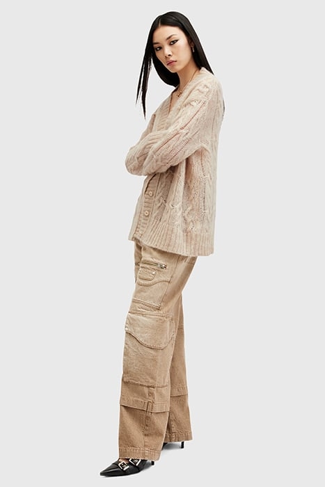 REGAN CARDIGAN ECRU WHITE 5