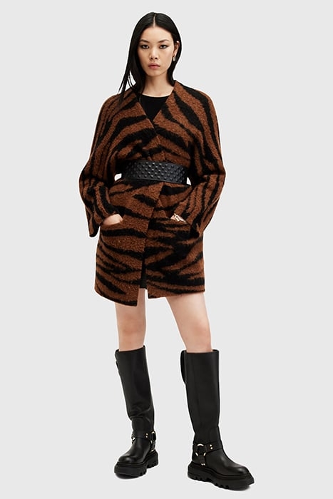 ZOE TIGER CARDIGAN SUGAR BROWN 5