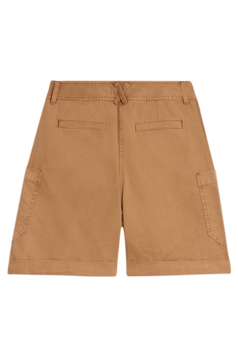 CARLIE CARGO SHORTS DARK NATURAL 3