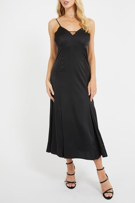 GUESS ECO SL MONIQUE DRESS JET BLACK A996 1