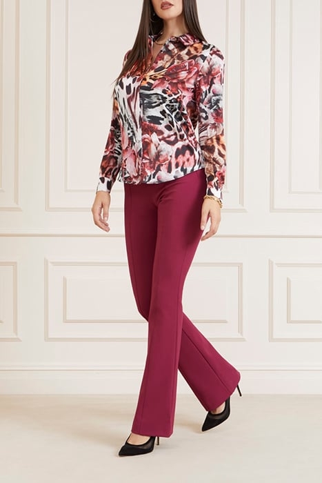 THE ICON BLOUSE PRINT LEOPARD ROSE BUTTON-DOWN SHIRT PRINT 5