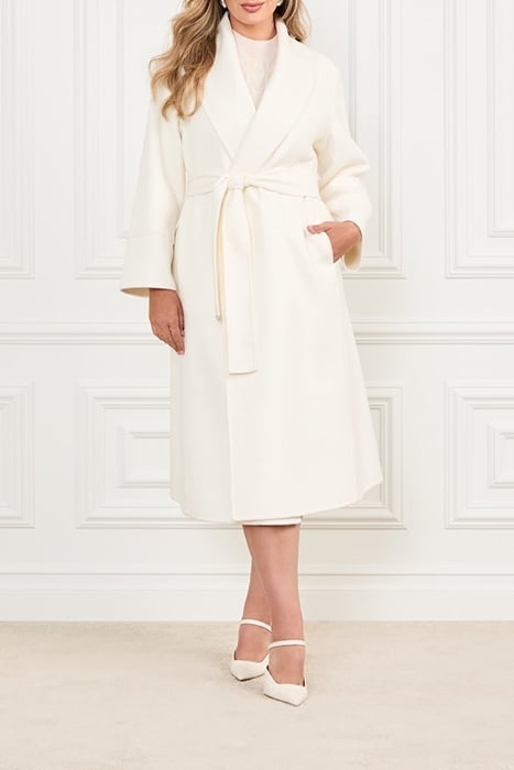 KEERA COAT PALE WRAP PEARL 1