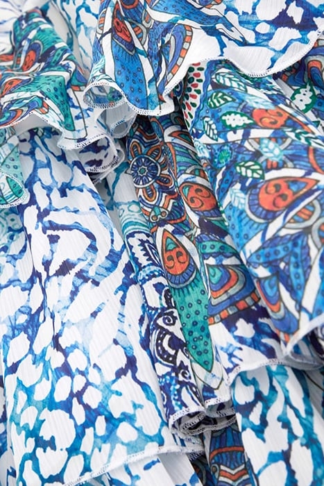 MINA FLARE DRESS PRINTBOHO ANIMALLER 8