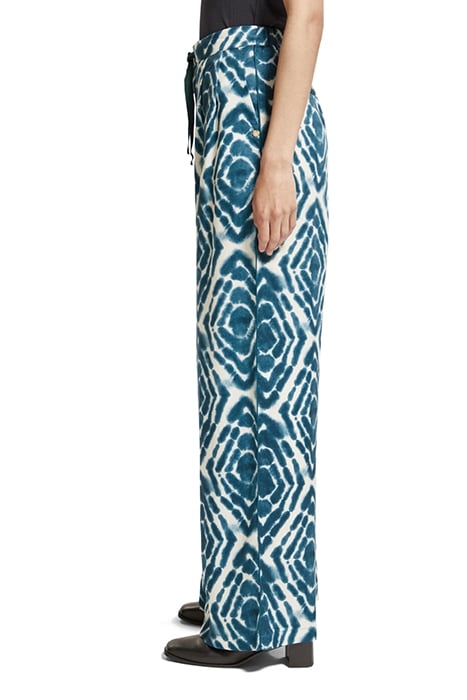 ELENI - HIGH RISE WIDE LEG PYJAMA PANTS DISCO TIE DYE BOTTLE 6