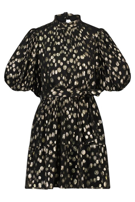 ROXY DRESS BLACK/GOLD 4