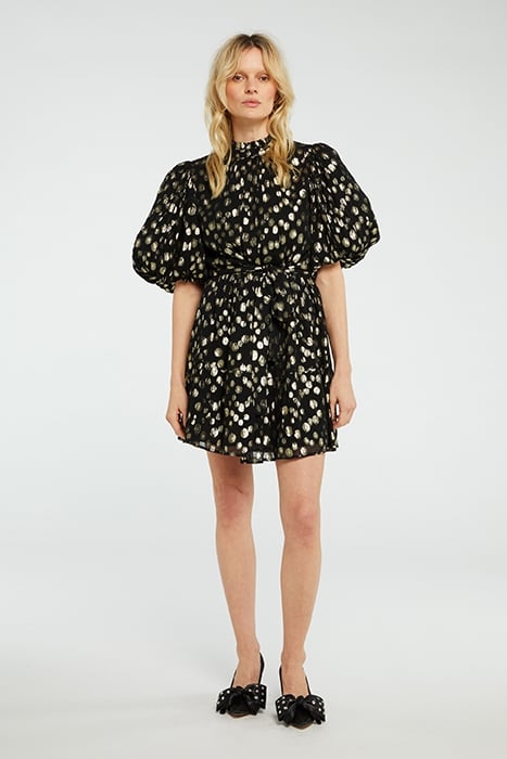 ROXY DRESS BLACK/GOLD 2