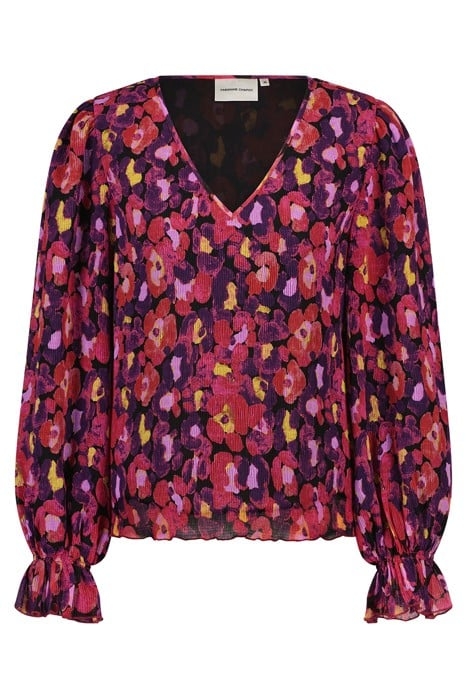 PAULETTA TOP SUNSET ORANGE/BLACK 4