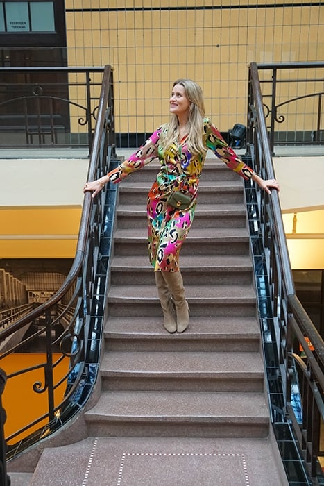 DRESS SCANDICCI GRAPHIC LOGOMANIA 2