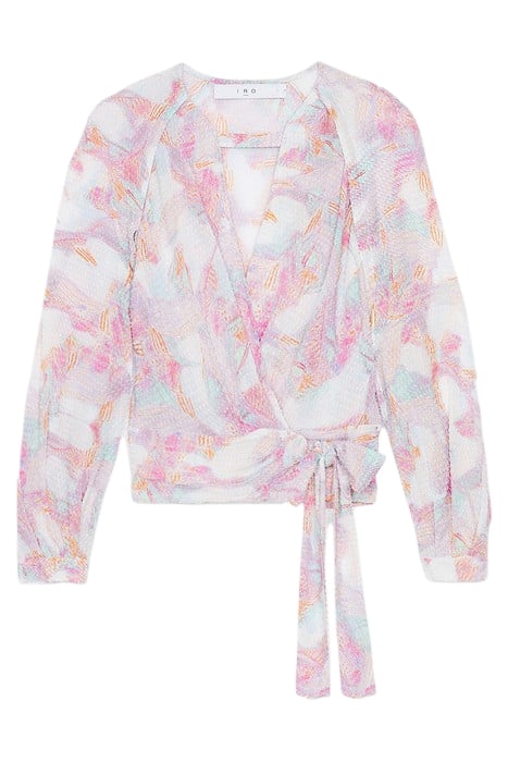 FREDDI BLOUSE IN LIGHT PINK MULTICO 3